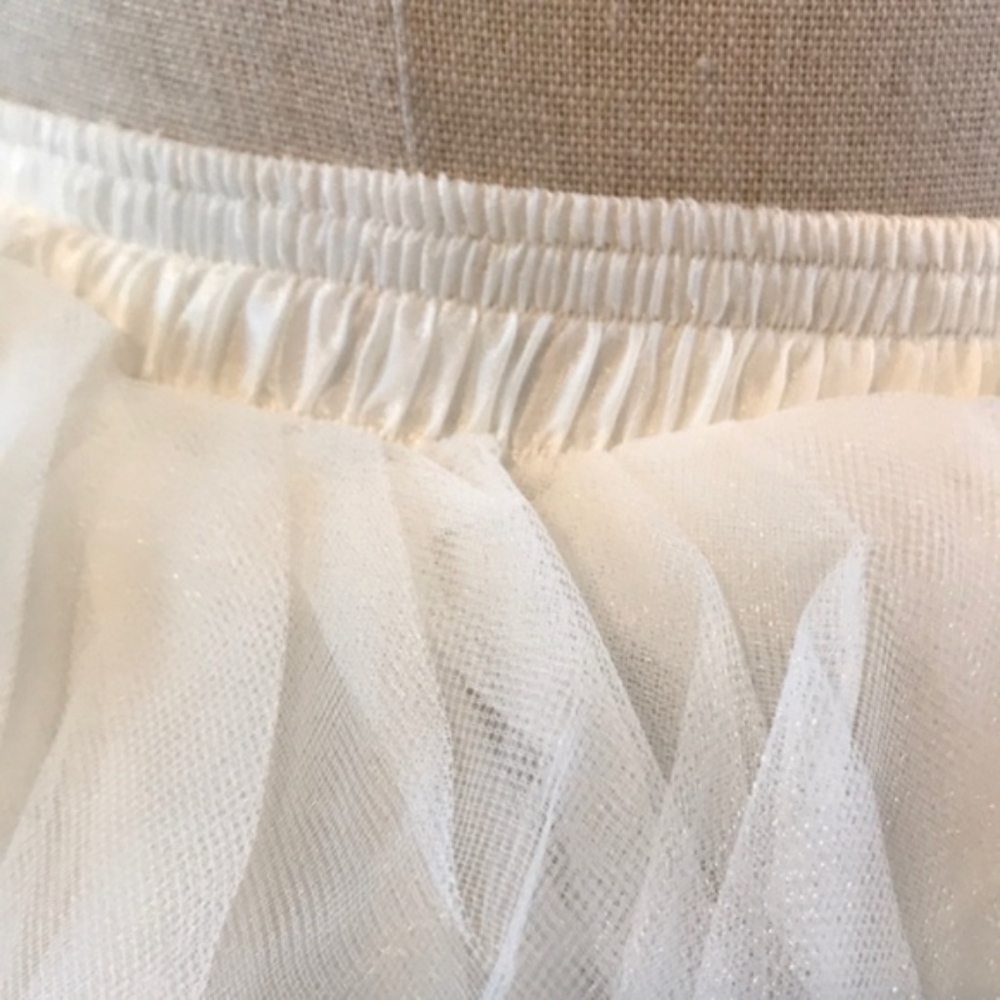 Tulle Tutu Ballerina Costume, Pin-up, Skirt White - Picture 3 of 6